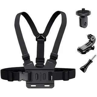 YEHOLDING Brustgurthalterung Kit Kompatibel mit Insta 360 X5 X4 X3 X2 X, Verstellbarer Brustgurt,Action cam zubehör kit Kompatibel mit Insta360 ACE Pro 2 ACE Pro ACE ONE RS R GO 2 3