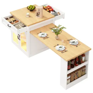 Okwish Buffet 196 x 59 x 94 cm Weiß