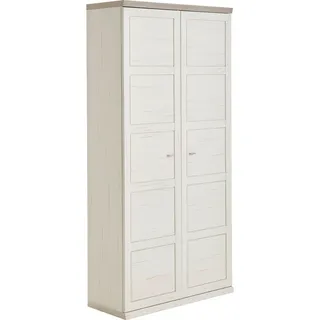 hom'in CAMRON Aktenschrank 100,8 x 43 x 209,2 cm grau, weiß