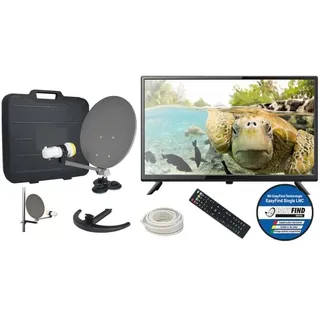 EASYFIND Travel TV Camping Set Satanlage inkl. Easyfind TV 24