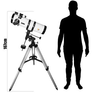 Fernrohr Teleskop N 130/650 EQ Einsteigerteleskop, Spiegelteleskop,Starscope1306