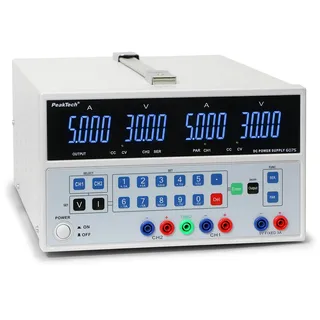 Peaktech 6075 – Labornetzgerät, 0 / 30 V 0 – 5 A, stabilisiert, programmierbar