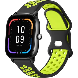 Oumida für Amazfit GTS 4 Mini Armband/Amazfit GTS 2 Mini Armband/GTS 4/GTS 3/GTS 2/GTS 2e für Damen Herren, 20mm Silikon Ersatzarmband Atmungsaktives Wasserdichtes Sport Armbänder für Amazfit Bip 3