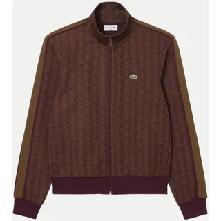 Lacoste Monogram Sweatjacke Herren Braun XL