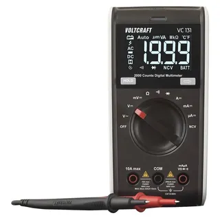 VOLTCRAFT VC131 Hand-Multimeter digital CAT III 600 V Anzeige (Counts): 2000