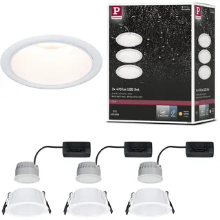 Paulmann 94870 Cole Coin Einbauleuchte LED 6 W Weiß