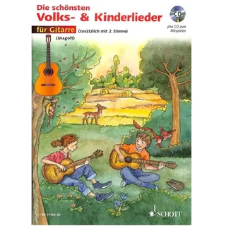 Die schönsten Volks- & Kinderlieder für Gitarre + CD