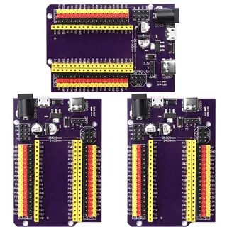 3 Stück 38Pins ESP32 Breakout Board Esp32 32 io Board ESP 32 Expander für Pin-Abstand 25,5 mm ESP32 Development Board