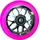 Spy7 Stunt-Scooter 110mm Chrome/Pu Pink