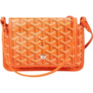 Goyard Goyard Orange Goyardine Monogram Plumet Flat Crossbody Bag Koffer24