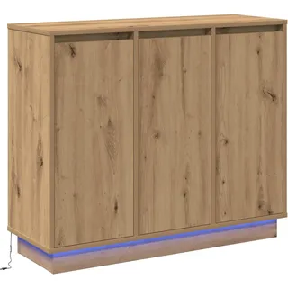 vidaXL Artisan-Eiche 90 x 32 x 75 cm braun