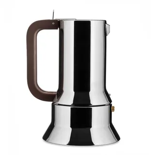 Alessi 9090 6 Tassen edelstahl/braun