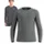 Langarmshirt Grau/Silber XXL