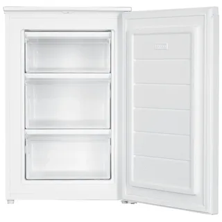 Schoepf – GS87SB Gefrierschrank 85 cm – Weiß – 87 L – Energieeffizienzklasse B – 37 dB – 4-Sterne-Gefrierfach – höhenverstellbare Füße – freistehend – 84 kWh/Jahr