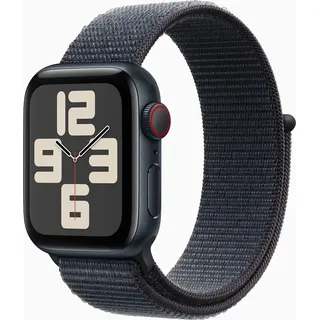 2024 GPS + Cellular 44 mm Aluminiumgehäuse Mitternacht, Sport Loop Tinte