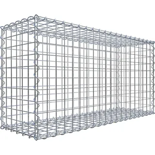 Gabiona Gabionenkorb 50 cm x 100 cm x 30 cm Maschenw 5 cm x 5 cm