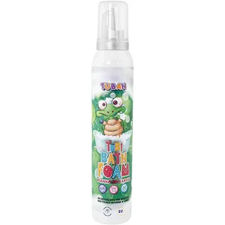 TUBAN Tubi Schaum 200 ml – Badeschaum – Feuchtigkeitsspendend – Kreatives Badeerlebnis – Spaß beim Baden – Kinderschaum für Spiel und Spaß - Grün