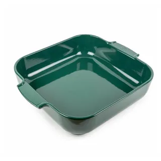 Peugeot Keramik Auflaufform APOLLIA 28cm Quadratisch Waldgrün Spülmaschinenfest