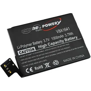 Powery Akku für Apple iPod A1574, 3,7V, Li-Polymer