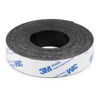 Böttcher-AG Magnetband schwarz, selbstklebend, 1mm Stärke, 20 mm x 30 m