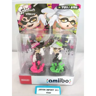 amiibo Splatoon Squid Sisters Pack Set Callie & Marie Wii U Nintendo JAPAN