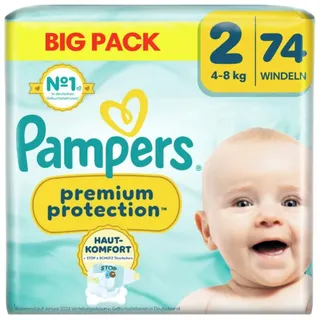 Pampers Premium Protection Gr. 2 (4-8 kg) 74 St.