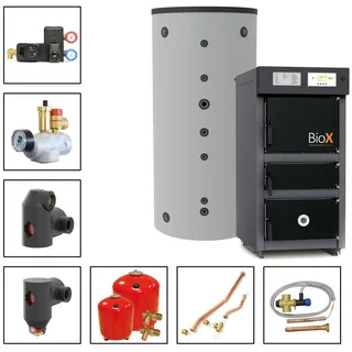 solarbayer� Solarbayer Holzvergaserset BioX 15-1B Variante B 1xSLS-1000S Pufferspeicher