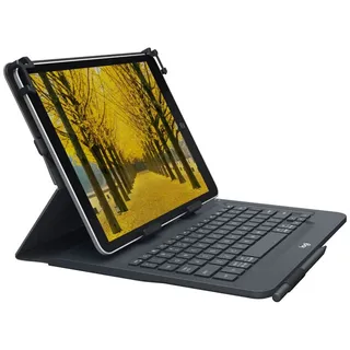 Logitech Folio mit Tastatur FR Universal 10" grau