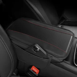 XJQHK Auto Mittelkonsole Abdeckung Armlehne Box Pad für Dacia Sandero Duster Jogger Spring Bigster Logan Lodgy Dokker, Anti-rutsch Matte Panel Protector Pad Zubehör,A