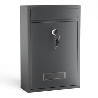 Wiltec Briefkasten Schwarz