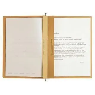 Leitz Hängehefter ALPHA® 1987 Karton naturbraun DIN A4 2x kaufmännische Heftung, 25 St.