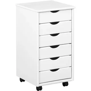 Interlink Simon Rollcontainer 35 x 40 x 65 cm Weiß