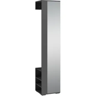 byLIVING Ben Garderobenschrank 40x184x35 cm anthrazit