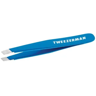 Tweezerman Mini Slant Tweezer - Schräg Mini, Bahama Blue