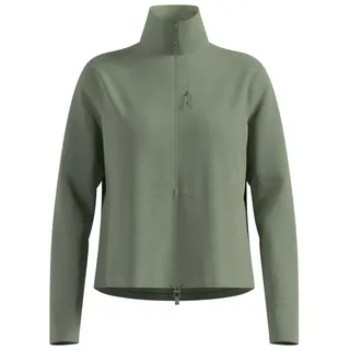 Odlo Damen Grid Fleece Mid Layer 1/2 Zip grün