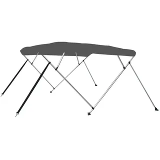 vidaXL Bimini Top 4-Bow 243 x 196 x 137 cm Polyester Anthrazit