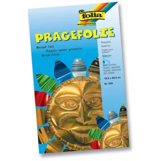 Folia Prägefolie Mappe 18,5 x 29 cm 5 Blatt