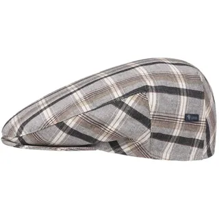 Lipodo Inglese Schirmmütze Regular Fit Made in Italy Damen Herren Frühling Sommer grau 60 cm - 60