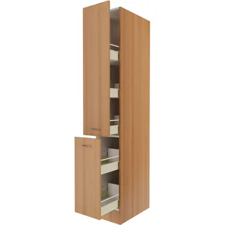 Flex-Well Apothekerschrank Nano 200 cm x 30 cm x 57 cm Buche