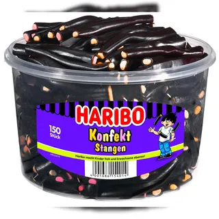 HARIBO Konfekt Stangen Lakritz 150 St./1,2 kg