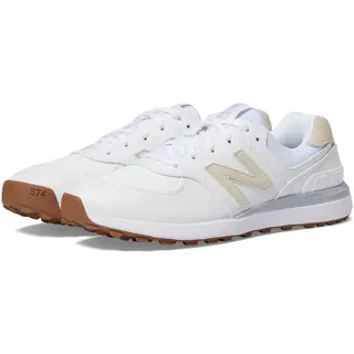 New Balance 574 Greens V2 Golfschuh, Weiss/opulenter Garten, EU - EU