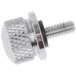 HDBUBALUS Aluminium-Sitz-Schnellbefestigungsschraube für Harley mit 6,35 mm (1/4 Zoll) - 20, Silber