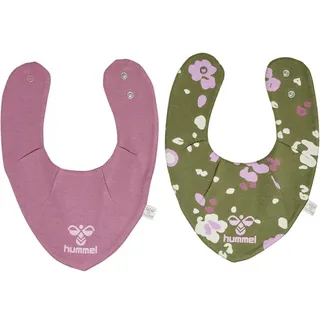 2er Pack hummel hmlBUMBLE Lätzchen Kinder heather rose