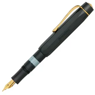 Kaweco Füllfederhalter AL Sport Piston Schwarz/Gold F