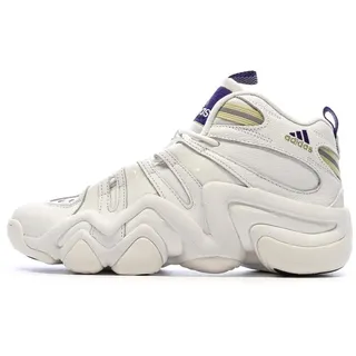 adidas Crazy 8 Basketballschuhe für Herren, Weiß/Violett - 45 1/3 EU