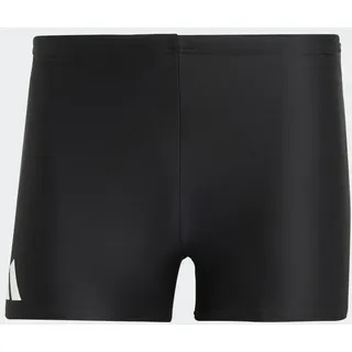 adidas Solid Boxer-Badehose Black / White XL