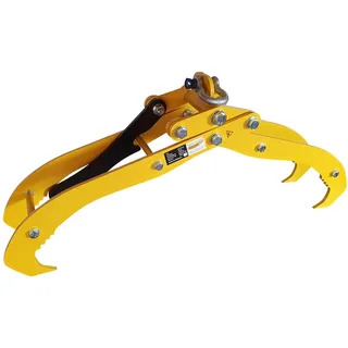 Rückezange zweireihig Verladezange Holzzange Forstzange mit Arretierung zum mannlosen Öffnen & Schließen 1600kg