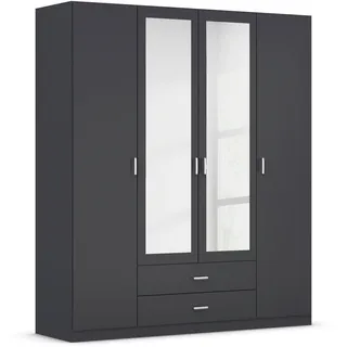 Rauch Kleiderschrank GAMMA 181 x 210 x 54 cm Grau