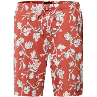 Hanro Schlafshorts Night & Day rot / weiß S