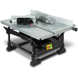 Eberth Kreissäge 800W mit 200mm Hartmetallsägeblatt, 43mm Tisch Neigbar 45°